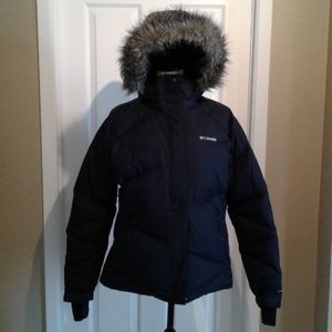 Columbia omni-heat lay 'd' down puffer coat.